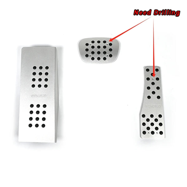For BMW G80M3 G82M4 2021+ Magnesium Aluminum Alloy Car Need Drilling Non-slip Foot Pedals Rest Accelerator Tray Accessories