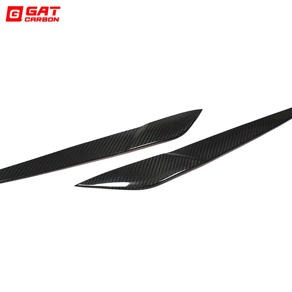 For BMW G80 G81 G82 G83 Carbon Fiber Headlight Trim Set Eyebrows