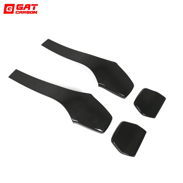 For BMW F80 M3 F82 F83 M4 2014 - 2020 Dry Carbon Fiber 4Pcs Car Inner Seat Back Covers Trims