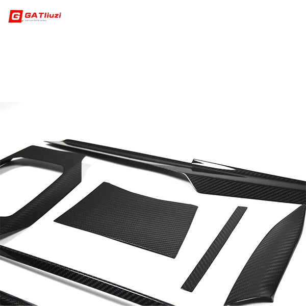 For BMW G20 G21 G80 3 4 Series M3 M4 2021+ Carbon Fiber Interior Instrument Panel Air Outlet Shift Panel