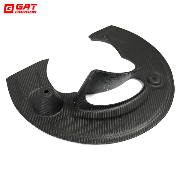 Dry Carbon Fiber Front Brake Cooling Down Air Duct Shield Plate for BMW G87 M2 G80 G81 M3 G82 M4
