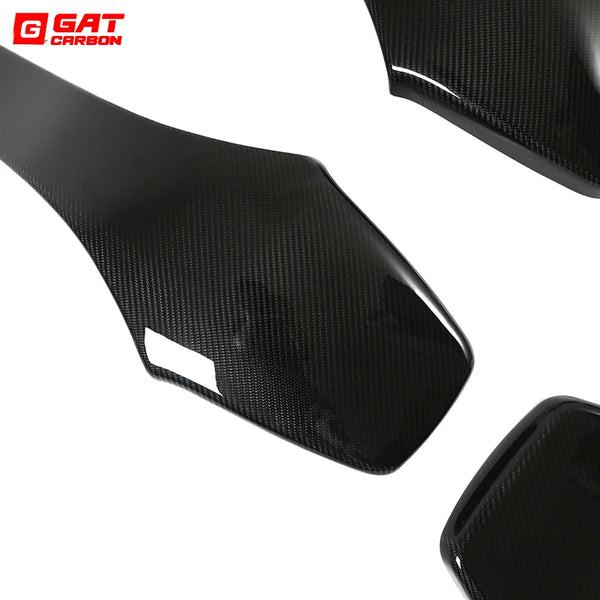 For BMW F80 M3 F82 F83 M4 2014 - 2020 Dry Carbon Fiber 4Pcs Car Inner Seat Back Covers Trims