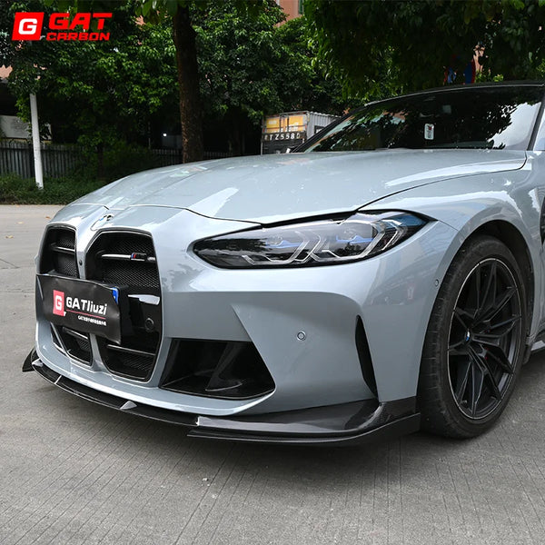 Dry Carbon Fiber 3D Style Front Lip For BMW M3 M4 G80 G82