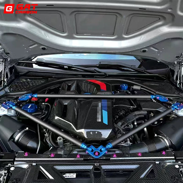 Dry Carbon Fiber MP Style Engine Cover For BMW G80 G81 M3 G82 G83 M4 G87 M2