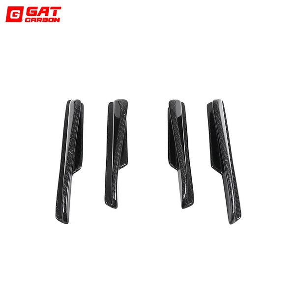 Front Bumper Canard Set For BMW G87 M2 2023+ Dry Carbon Fiber