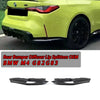 For BMW G80 M3 G82 G83 M4 OEM Style Rear Splitter Dry Carbon Fiber