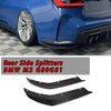 For BMW G80 G81 M3 G82 G83 M4 Dry Carbon Fiber Rear Side Skirts Extension