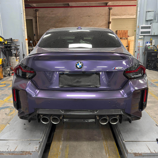 For BMW M2 G87 ADV2 Style Rear Diffuser Dry Carbon Fiber Body Kit