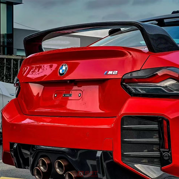 For BMW M2 G87 2023+ Real Dry Carbon Fiber Rear Spoile
