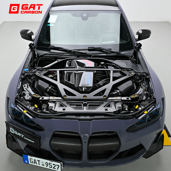 Dry Carbon Fiber CSL Style Strut Bar For BMW G80M3 G82M4 G87M2