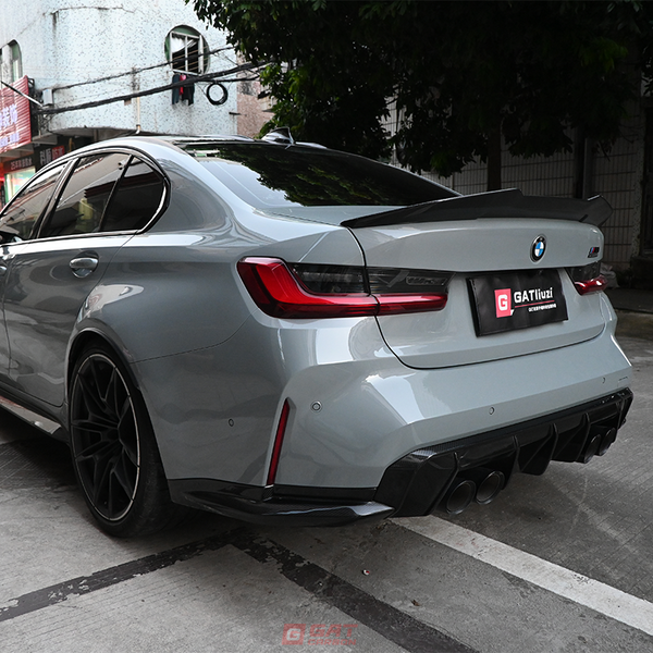 Fit For BMW G20 G22 G80 M3 G82 M4 Coupe 2021-2024 Duckbill Bodykit PSM Style Rear Trunk Spoiler Tail Wing Lip
