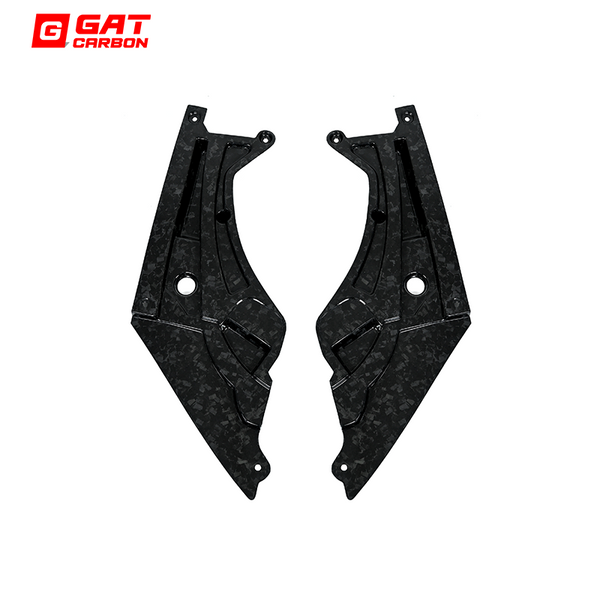 Dry Carbon Fiber Trim Cover For BMW M3 G80 M4 G82 G83 2021-2025Replacement Lamp Eyebrow Cover Custom Forged