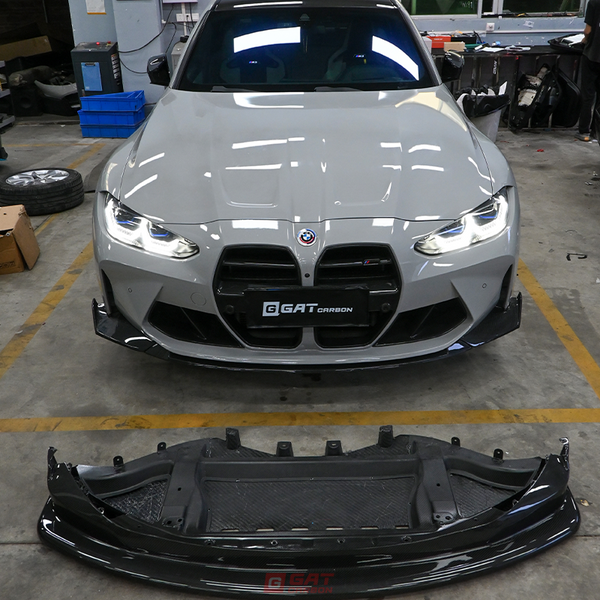 For BMW G80M3 G82M4 Front Lip GT4 Style Dry Carbon Fiber