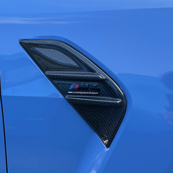 For BMW M3 G80 M4 G82 G83 2021+ Front Grille Side Vent Cover CompetitionEmblem Logo Stickers