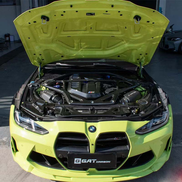 Dry Carbon Fiber GAT Style Strut Bar For BMW G80M3 G82M4 G87M2