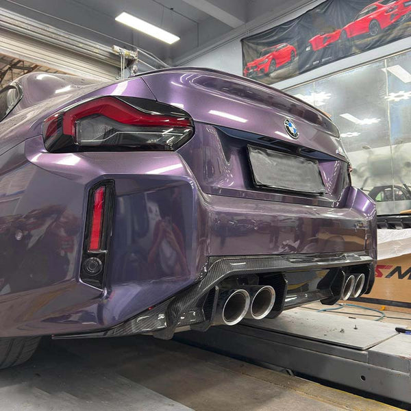 For BMW M2 G87 ADV2 Style Rear Diffuser Dry Carbon Fiber Body Kit