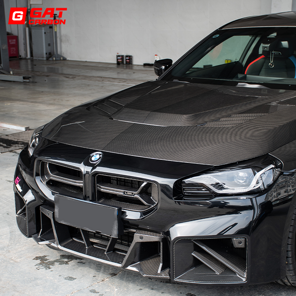 For BMW M2 G87 2023+ Prepreg Dry Carbon Fibre Hood V Style