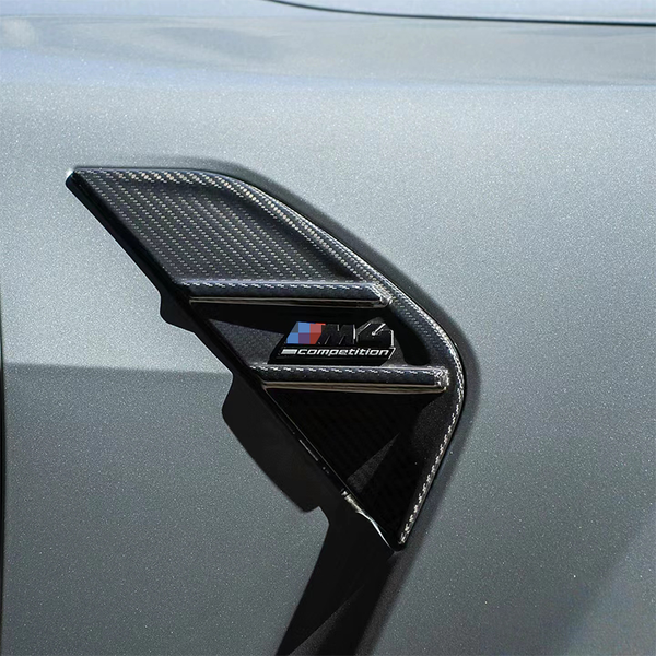 For BMW M3 G80 M4 G82 G83 2021+ Front Grille Side Vent Cover CompetitionEmblem Logo Stickers