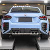For BMW M2 G87 2023+ Dry Carbon Fiber Rear Diffuser MP Style