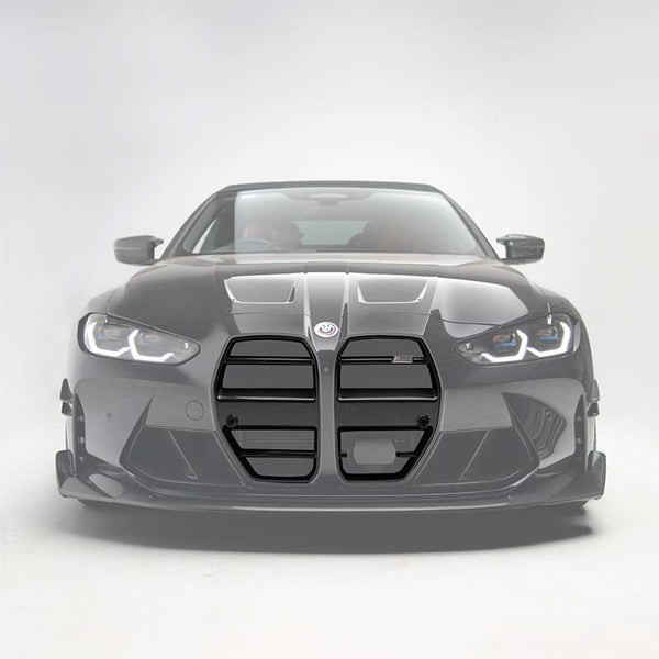 Dry Carbon Fiber Front Grille ST Style With ACC For BMW M3 M4 G80 G82 G83 2021+