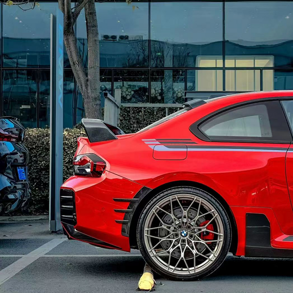 For BMW M2 G87 2023+ Real Dry Carbon Fiber Rear Spoile