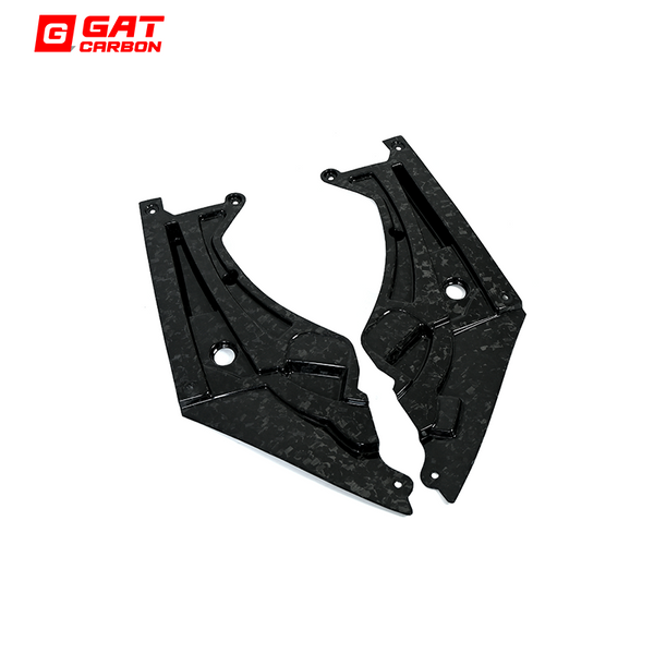 Dry Carbon Fiber Trim Cover For BMW M3 G80 M4 G82 G83 2021-2025Replacement Lamp Eyebrow Cover Custom Forged