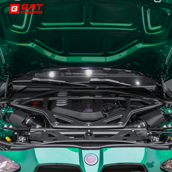 Dry Carbon Fiber GAT Style Strut Bar For BMW G80M3 G82M4 G87M2