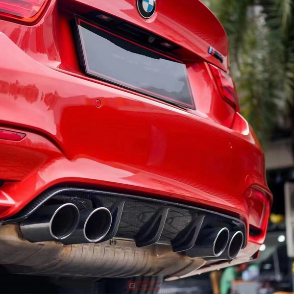 Dry Carbon Fiber For BMW F80 M3 F82 M4 MP Style Rear Diffuser