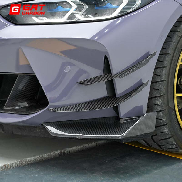 Dry Carbon Fiber Canard Set N Style For BMW G80 M3 G82 G83 M4 2021+ 4pcs/set