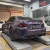 For BMW M2 G87 ADV2 Style Rear Diffuser Dry Carbon Fiber Body Kit