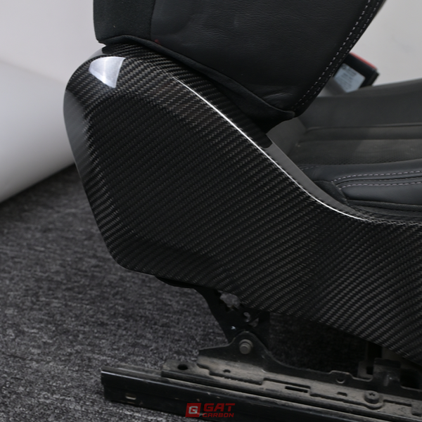 For BMW G80 G82 G87 Carbon Fiber Side Seat Cover Prepreg Carbon