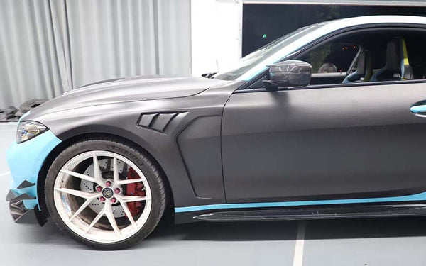 For BMW G80M3 G82M4 Dry Carbon Fiber Fender Set