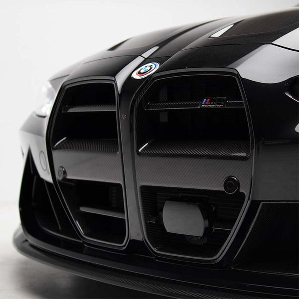 Dry Carbon Fiber Front Grille ST Style With ACC For BMW M3 M4 G80 G82 G83 2021+