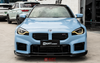 For BMW M2 G87 Dry Carbon Fiber 3D Style Front Lip