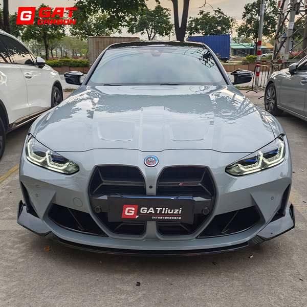 For BMW M3 G80 M4 G82 G83 2021+ CSL Front Grille Emblem Logo Stickers