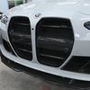 Dry Carbon Fiber Front Grille One-Piece ST StyleFor BMW M3 M4 G80 G82 G83 2021+