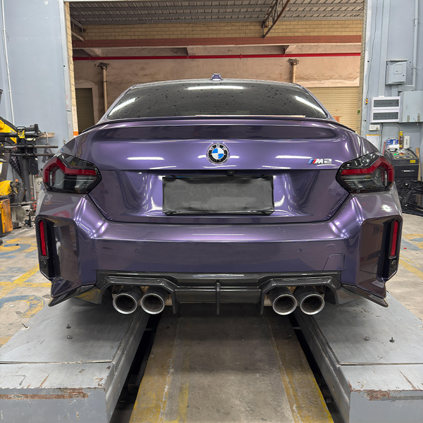 Dry Carbon Fiber CT Style Rear Diffuser for BMW M2 G87 2023+