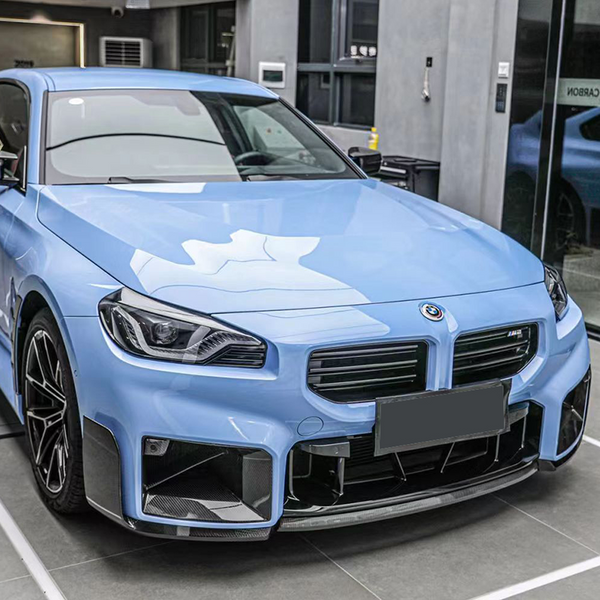 Front Bumper Vent Set For BMW G87 M2 2023+ Dry Carbon Fiber MP Style