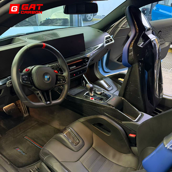 For BMW M2 M3 M4 G87 G80 G82 2021+ Dry Carbon Fiber Centre Console CS/CSL Style