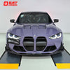 For BMW M3 M4 G80 G82 2021+ Dry Carbon Fiber CSL 1:1 Style Front Lip