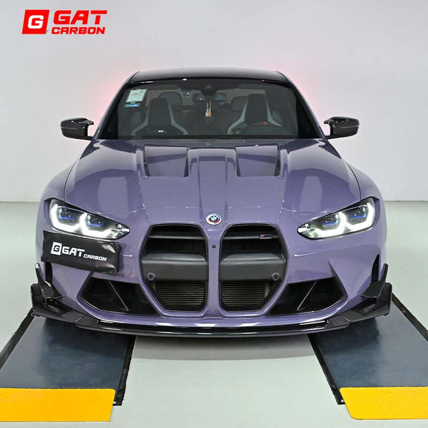 For BMW M3 M4 G80 G82 2021+ Dry Carbon Fiber CSL 1:1 Style Front Lip