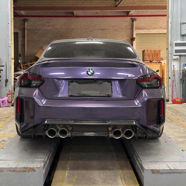 For BMW M2 G87 ADV2 Style Rear Diffuser Dry Carbon Fiber Body Kit