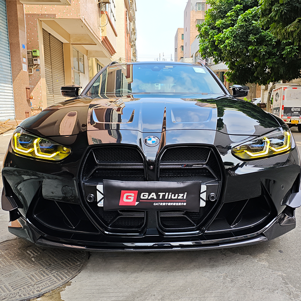 For BMW M3 G80 M4 G82 G83 2021+ Front Grille Side Vent Cover CompetitionEmblem Logo Stickers