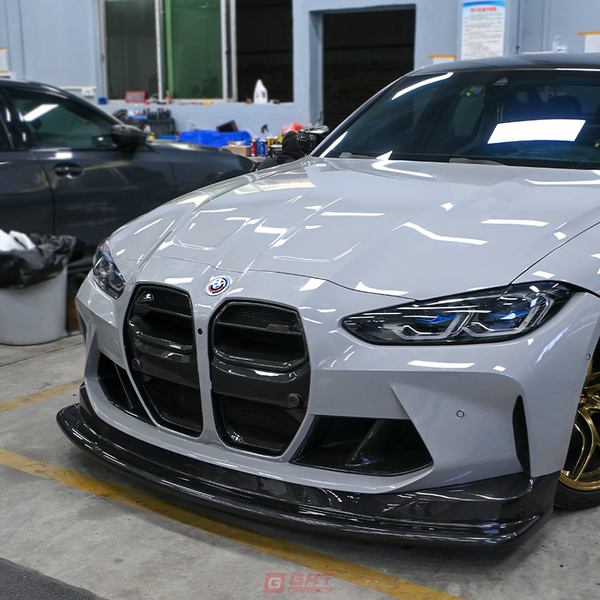 For BMW G80M3 G82M4 Front Lip GT4 Style Dry Carbon Fiber