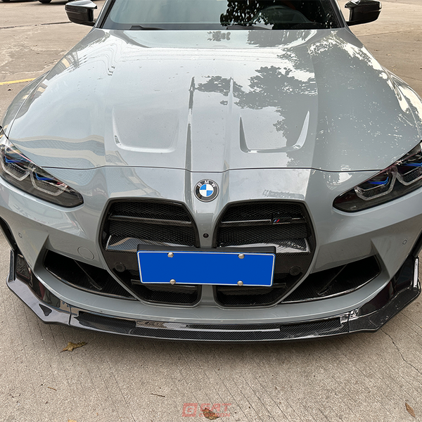 3 Pcs/Set Real Dry Carbon Fiber V Style For BMW G80 M3 G82 G83 M4 2021-IN