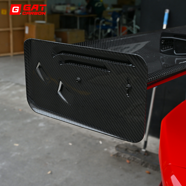 For BMW M2 M3 M4 G87 G80 G82 V1 Style Rear Spoiler Dry Carbon Fiber