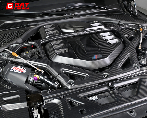 Dry Carbon Fiber GAT Style Strut Bar For BMW G80M3 G82M4 G87M2