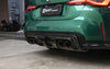 Dry Carbon Fiber Rear Diffuser V Style For G80 M3 G82 M4 2021+