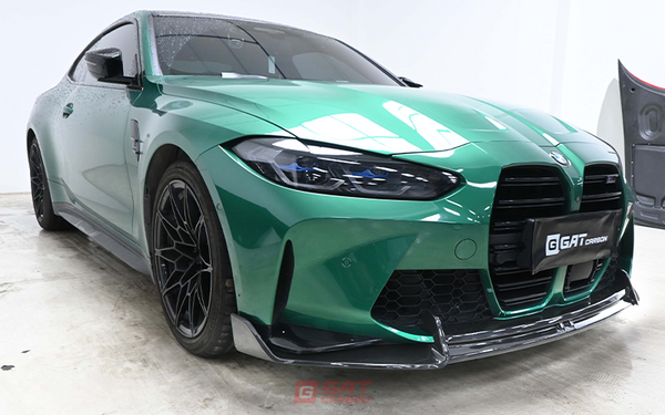 For BMW M3 M4 G80 G82 Dry Carbon Fiber AD3 Style Front Lip