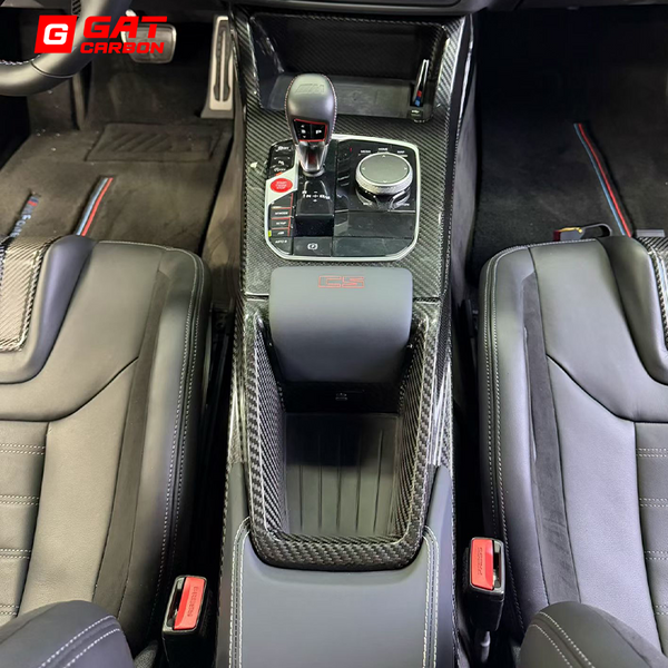 For BMW M2 M3 M4 G87 G80 G82 2021+ Dry Carbon Fiber Centre Console CS/CSL Style